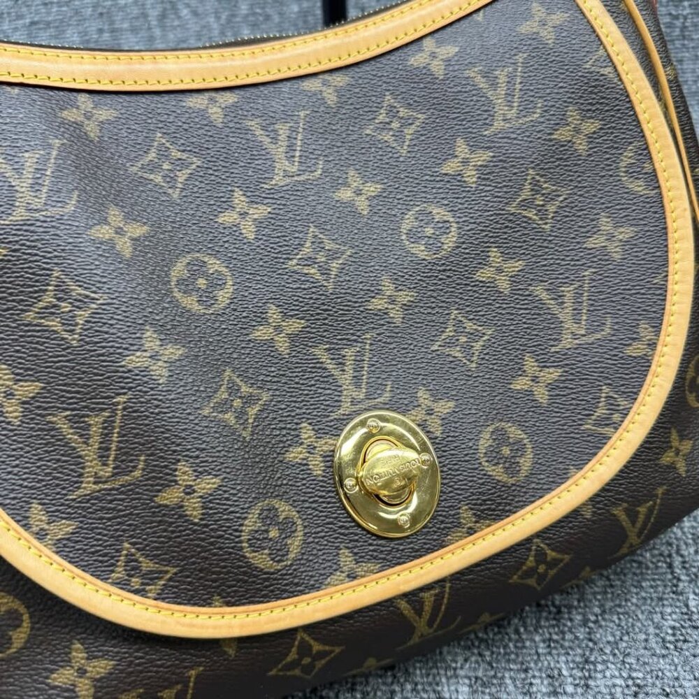 Louis Vuitton Tulum Brown Monogram Canvas Shoulder Bag 850-041425 - Picture 3 of 15